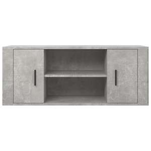 TV skříňka betonově šedá 100x35x40 cm kompozitní dřevo - obrázek 3