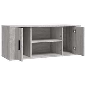 TV skříňka šedá sonoma 100 x 35 x 40 cm kompozitní dřevo - obrázek 6