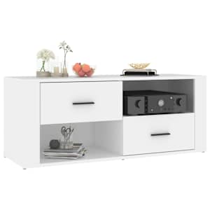 TV skříňka bílá 100 x 35 x 40 cm kompozitní dřevo - obrázek 4