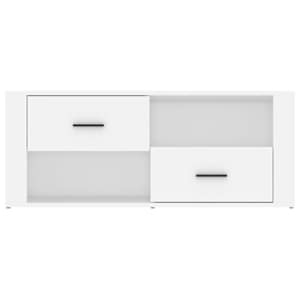 TV skříňka bílá 100 x 35 x 40 cm kompozitní dřevo - obrázek 6