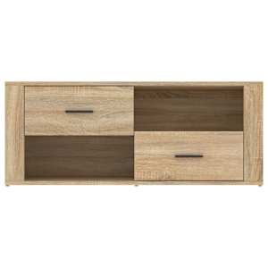 TV skříňka dub sonoma 100 x 35 x 40 cm kompozitní dřevo - obrázek 6