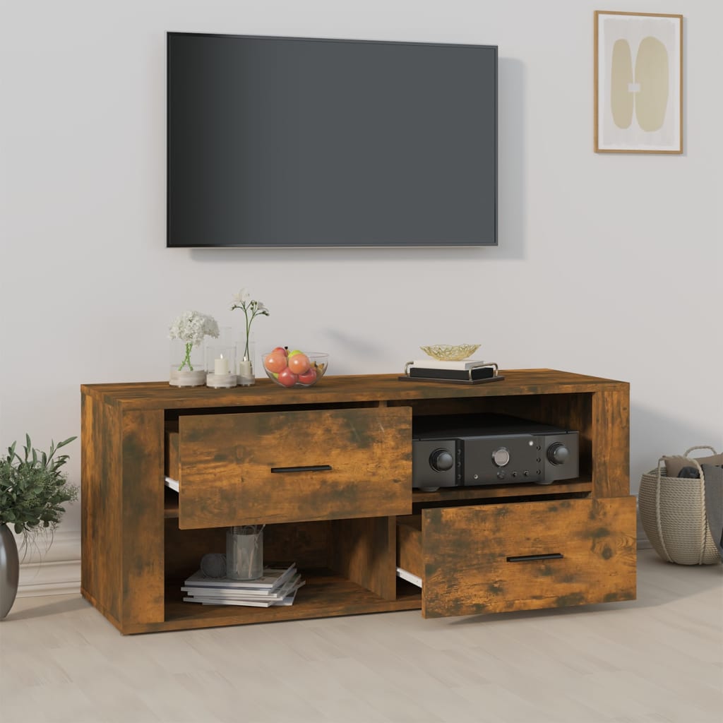 vidaXL TV-taso savutammi 100x35x40 cm tekninen puu