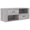 vidaXL telerikapp, hall Sonoma tamm, 100 x 35 x 40 cm, tehispuit