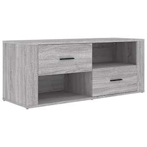 vidaXL telerikapp, hall Sonoma tamm, 100 x 35 x 40 cm, tehispuit