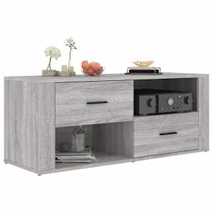 TV skříňka šedá sonoma 100 x 35 x 40 cm kompozitní dřevo - obrázek 4