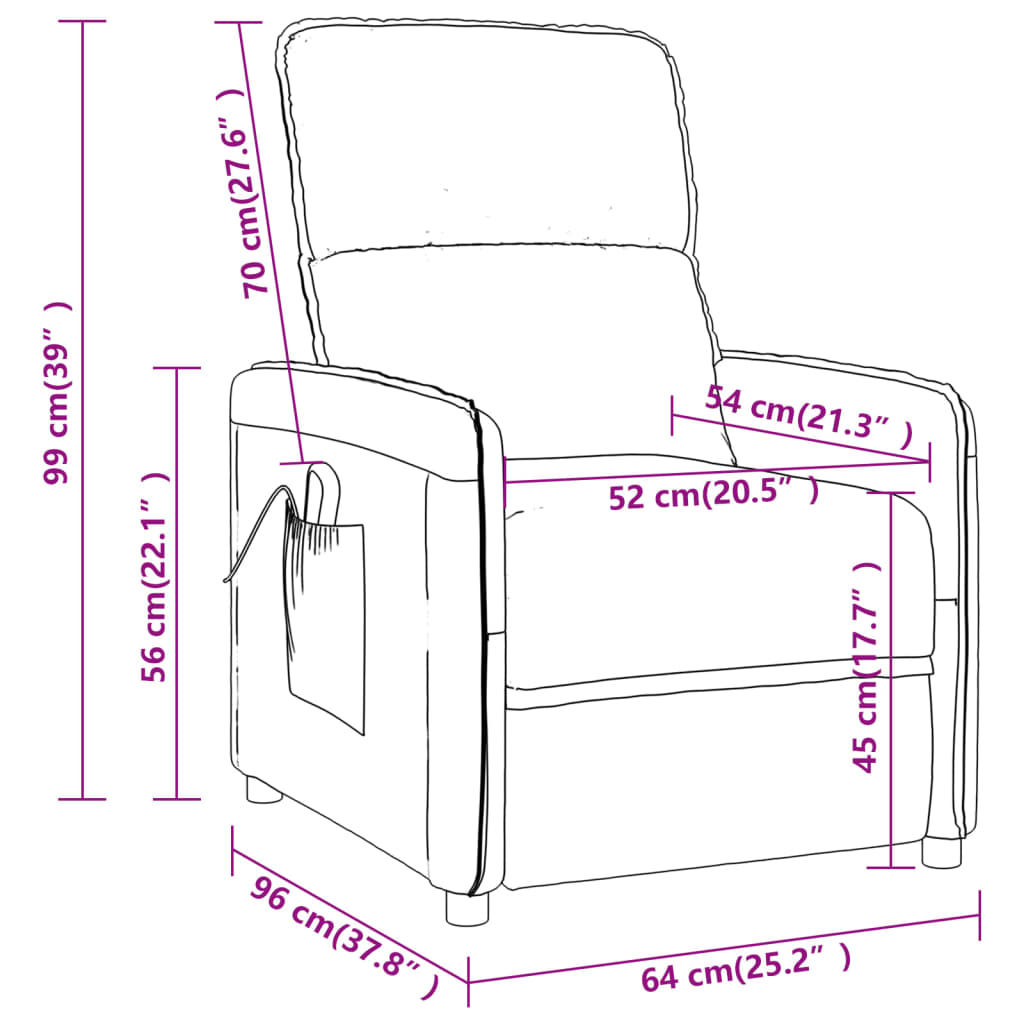 Világosszürke mikroszálas szövet felállást segítő fotel 