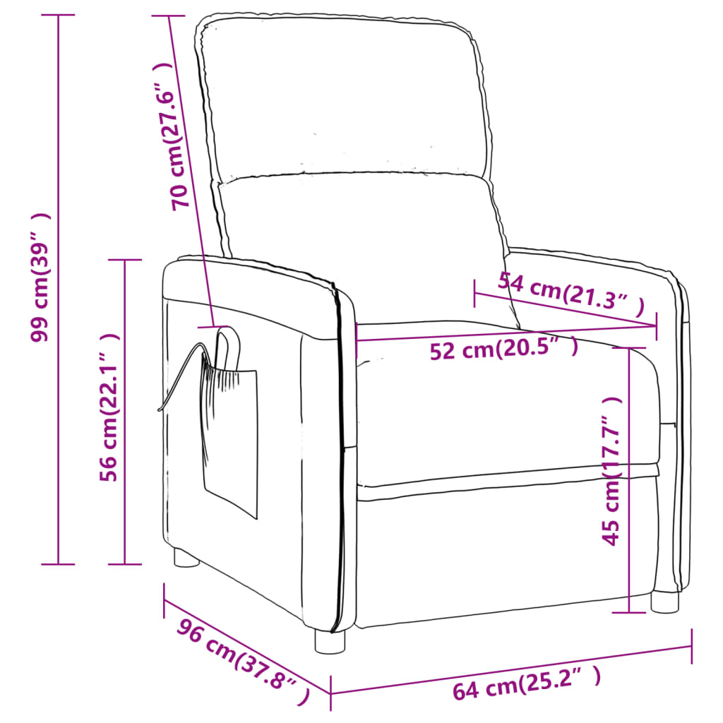 Krémszínű mikroszálas szövet felállást segítő fotel 