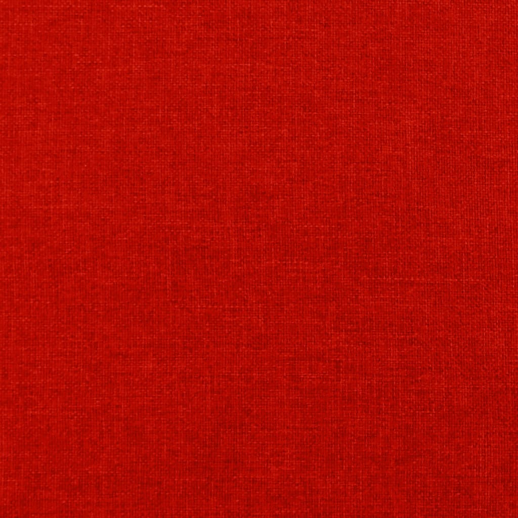 Herní židle s podnožkou černá a červená textil - obrázek 14