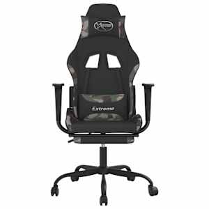 vidaXL Gaming Chair Black and camouflage