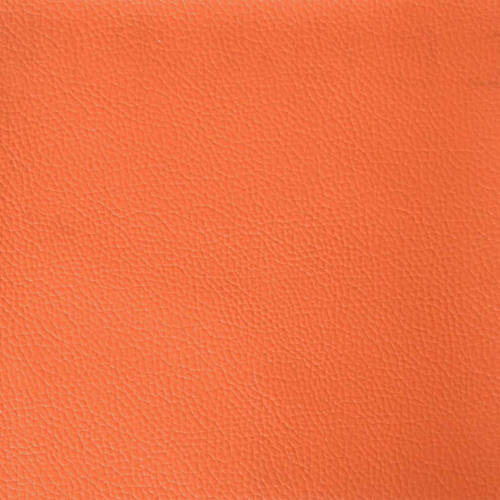 datorspēļu krēsls, melna un oranža mākslīgā āda