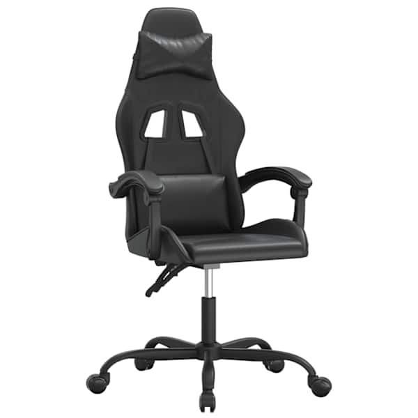 vidaXL m&auml;nguritool, must, kunstnahk