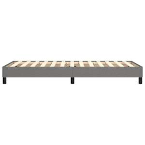 Rám postele s boxspringem tmavě šedá 80 x 200 cm textil - obrázek 6