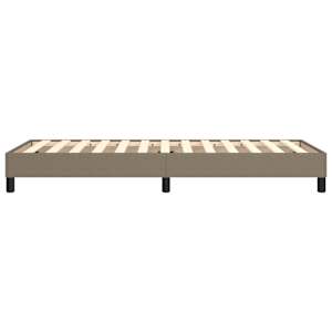 Rám postele s boxspringem taupe 80x200 cm textil - obrázek 6
