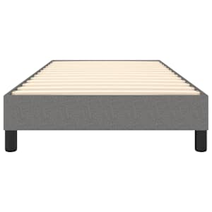Rám postele s boxspringem tmavě šedá 90 x 190 cm textil - obrázek 5