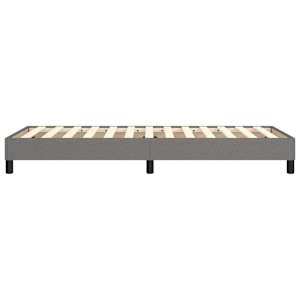 Rám postele s boxspringem tmavě šedá 90 x 190 cm textil - obrázek 6
