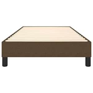 Rám postele s boxspringem tmavě hnědá 90 x 190 cm textil - obrázek 5