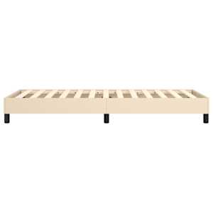 Rám postele s boxspringem krémově 90x190 cm textil - obrázek 6