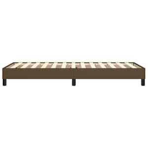 Rám postele s boxspringem tmavě hnědá 100 x 200 cm textil - obrázek 6