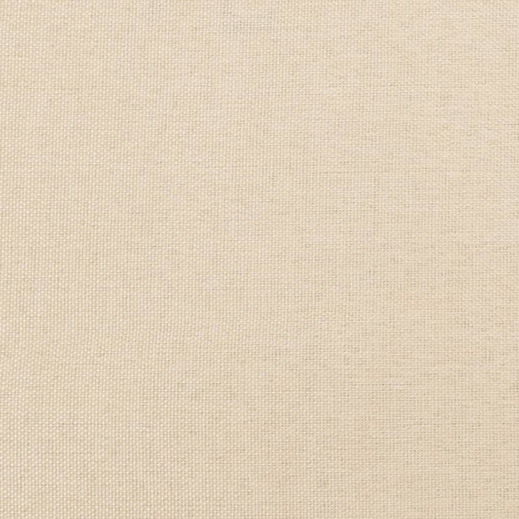 Cadru de pat box spring, crem, 100x200 cm, textil