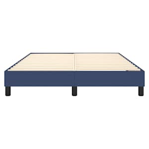 Rám postele s boxspringem modrý 140 x 190 cm textil - obrázek 5