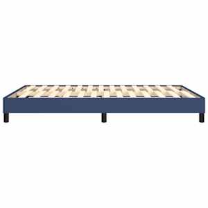 Rám postele s boxspringem modrý 140 x 190 cm textil - obrázek 6