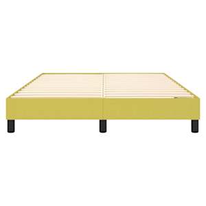Rám postele s boxspringem zelený 140 x 200 cm textil - obrázek 5