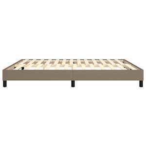 Rám postele s boxspringem taupe 160 x 200 cm textil - obrázek 6