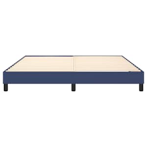 Rám postele s boxspringem modrý 160 x 200 cm textil - obrázek 5
