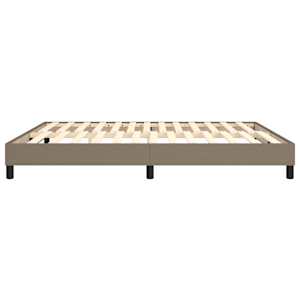 Rám postele s boxspringem taupe 180 x 200 cm textil - obrázek 6