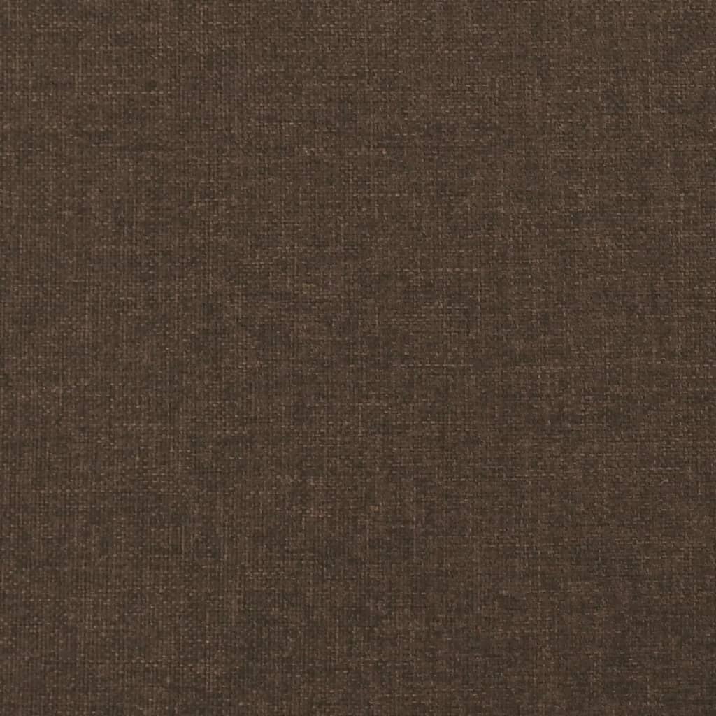 Cadru de pat box spring, maro închis, 200x200 cm, textil