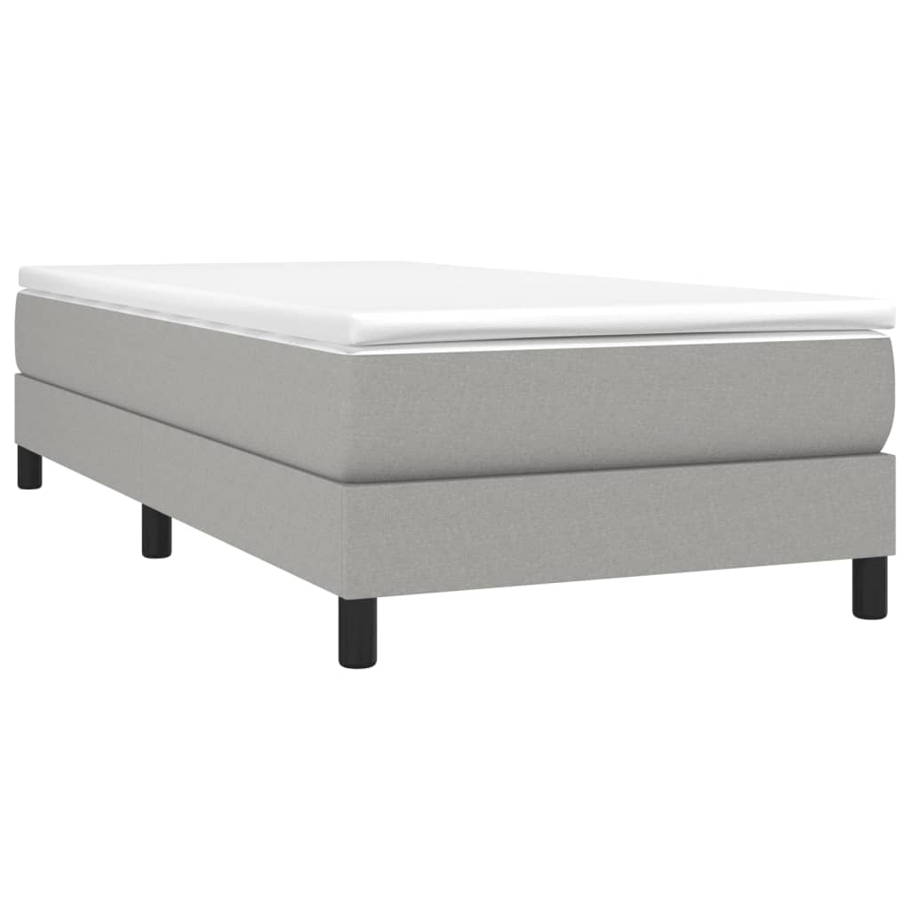 Bed Frame Upholstered Mattress Foundation Bedroom Furniture Fabric vidaXL - Picture 82 of 84