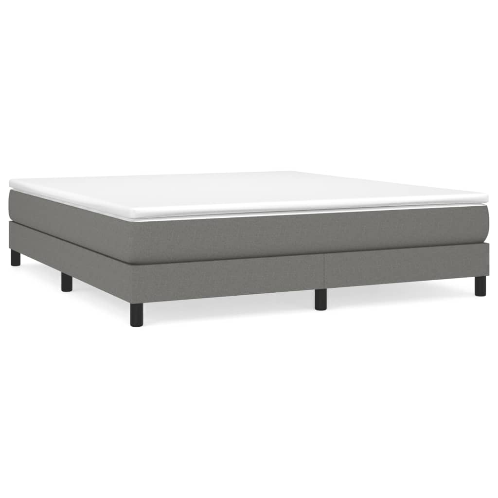 Bed Frame Upholstered Mattress Foundation Bedroom Furniture Fabric vidaXL - Picture 38 of 84