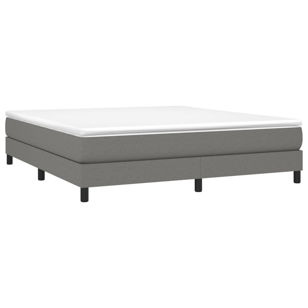 Bed Frame Upholstered Mattress Foundation Bedroom Furniture Fabric vidaXL - Picture 37 of 84