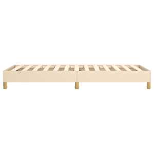 Rám postele s boxspringem krémově 80x200 cm textil - obrázek 6