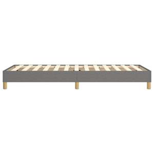 Rám postele s boxspringem tmavě šedá 90 x 190 cm textil - obrázek 6