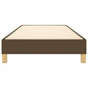 Rám postele s boxspringem tmavě hnědá 90 x 190 cm textil - obrázek 5