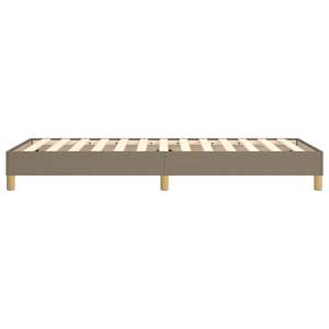 Rám postele s boxspringem taupe 90x190 cm textil - obrázek 6