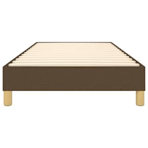 Rám postele s boxspringem tmavě hnědý 90 x 200 cm textil - obrázek 5