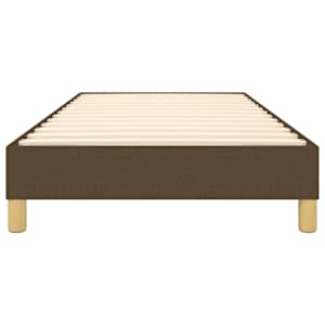 Rám postele s boxspringem tmavě hnědá 100 x 200 cm textil - obrázek 5