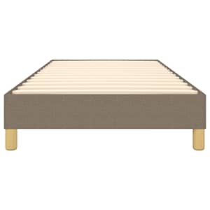 Rám postele s boxspringem taupe 100 x 200 cm textil - obrázek 5