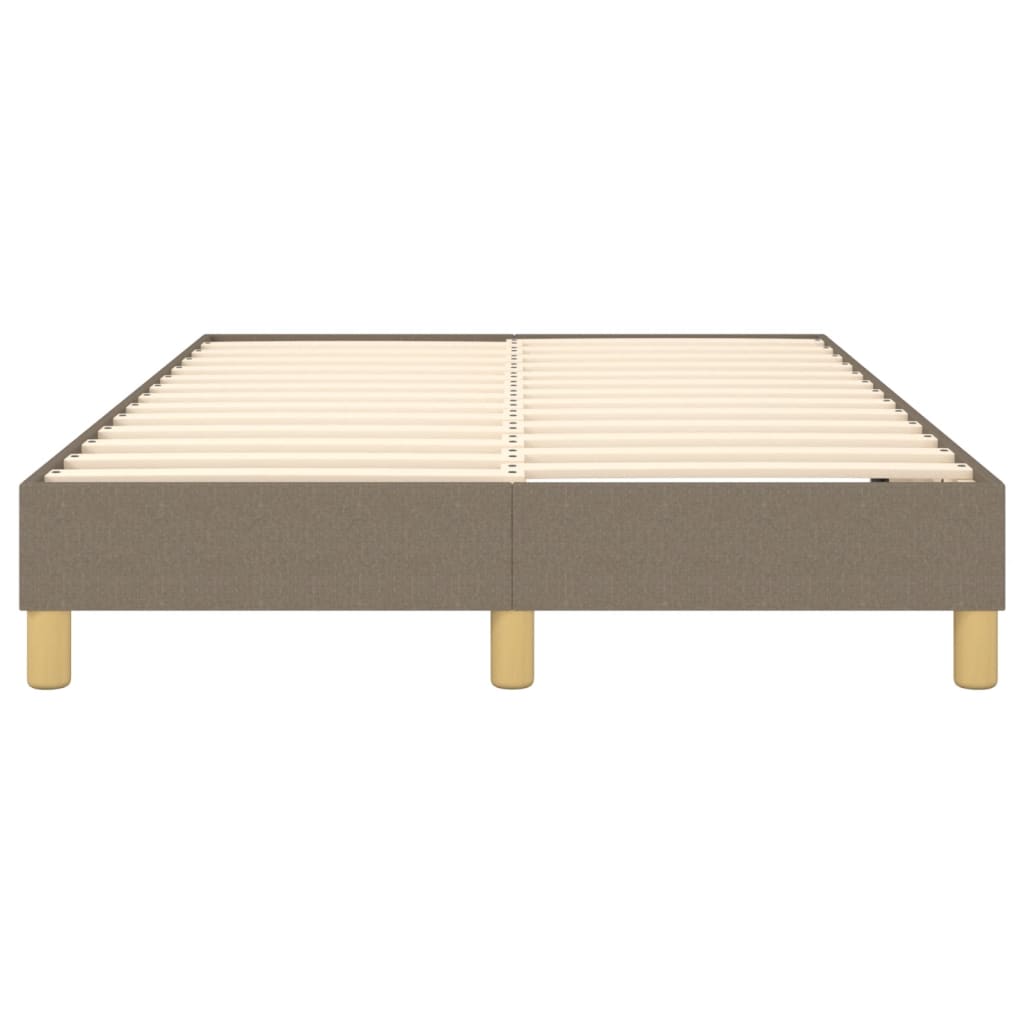 Box spring posteljni okvir taupe 120x200 cm blago