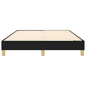 Rám postele s boxspringem černý 140 x 190 cm textil - obrázek 5