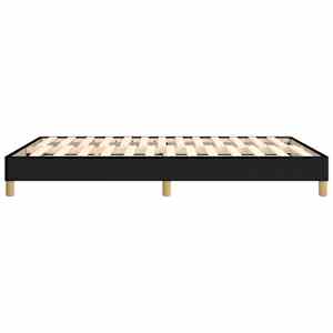 Rám postele s boxspringem černý 140 x 190 cm textil - obrázek 6