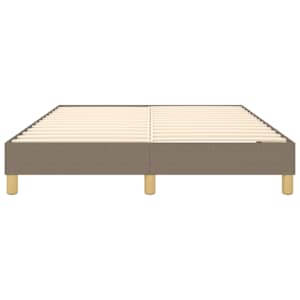 Rám postele s boxspringem taupe 140 x 190 cm textil - obrázek 5