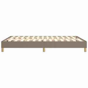 Rám postele s boxspringem taupe 140 x 190 cm textil - obrázek 6