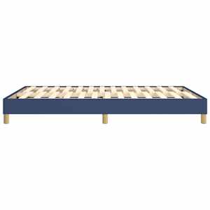 Rám postele s boxspringem modrý 140 x 190 cm textil - obrázek 6