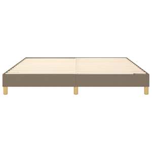 Rám postele s boxspringem taupe 180 x 200 cm textil - obrázek 5