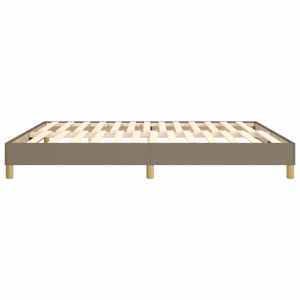 Rám postele s boxspringem taupe 180 x 200 cm textil - obrázek 6