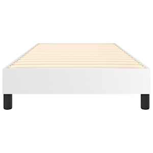 Rám postele s boxspringem bílý 80 x 200 cm umělá kůže - obrázek 5