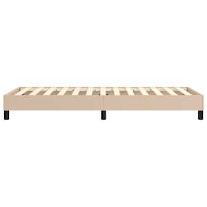 Rám postele s boxspringem cappuccino 100x200 cm umělá kůže - obrázek 6